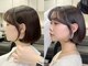 ナループロア ルームー(Nalu pu loa ROOMOO)の写真/盛れる顔周りにはサイドバングの毛流れ×韓国ボブ[原宿/韓国ヘア/レイヤーカット/韓国スタイル/学割U24]