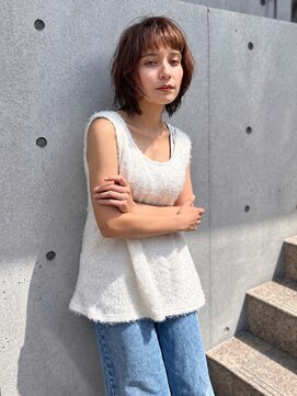 ペスカケイクリエイティブ(PESCA K-CREATIVE) ショートバング×ラフなショートウルフ