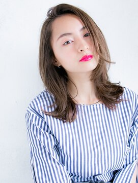 リリアン 表参道(relian) かきあげバングでクールに