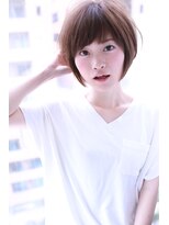 クラウドゼロ(Cloud zero) 大人かわいいモーブカラー小顔ショートボブ【Cloud zero】