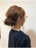 簡単シニヨンアレンジ