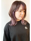 【morio原宿】パールピンクインナーカラー