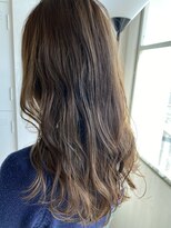 ヘアーエポック(hair epoque) 外国人風3Dハイライトバレイヤージュカラーグレージュ