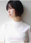 【松戸 ムラマツ】前髪あり 大人かわいい ショートボブ