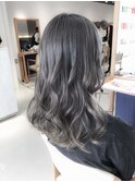 ＊ブリーチなし透明感カラーブルージュカラー　グレージュカラー