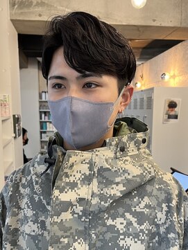 バイフィフス 原宿/表参道(by fifth) ◇センターパート ニュアンスパーマ 韓国ヘア