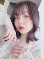 インナーボブ_ホワイトグレージュネビージュ_