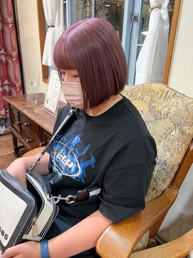 ロチカバイドールヘアー 心斎橋(Rotika by Doll hair) pink beige