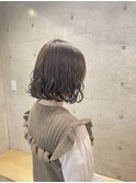 肩上ボブパーマ
