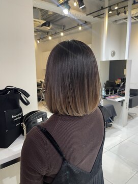 アライブ ハラジュク(ALIVE harajuku) Bobグラデーションryota