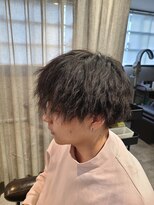 アニュー ヘア アンド ケア(a New hair&care)&nbsp;20代30代メンズスパイラルパーマワイルドオシャレ感アッシュ