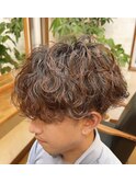 波巻きパーマ&スパイラル