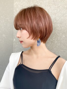 ロンド レグリーズ 立川(Lond leglise) ショート×顔周り×前髪×シルキーベージュ×グレージュカラー