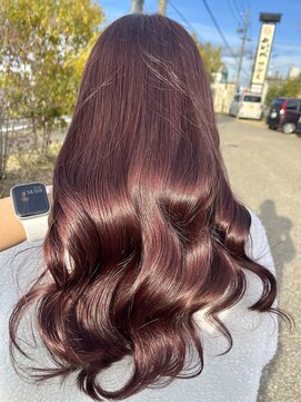 アンドシー(and c) 艶ピンクブラウン　MIKU