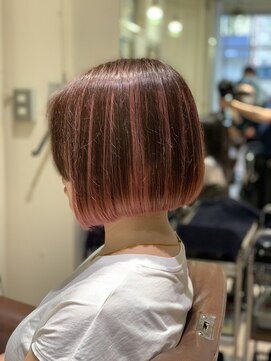 シェリー(cherie) ボブ×ハイライトグラデーション