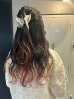 ビス リアン 川口店(Vis lien)&nbsp;20代30代大人可愛いインナカラーピンクイヤリングカラー