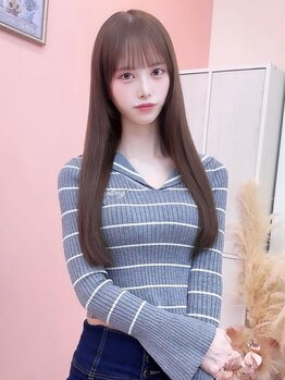 ロンムー(ronmuu)の写真/【新大久保駅徒歩2分】プチプラなのに"ナチュラルなストレート×柔らかな質感"の両方を叶える♪