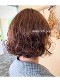 ミニボブ パーマスタイル!