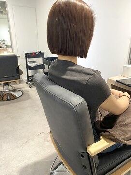 ゼン(ZEEN) 【まとまる切りっぱなしボブ】札幌駅前/大通り/縮毛矯正