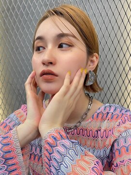 スリー バイ ベルベット 博多(THREE... by velvet) 【簡単スタイリング】トレンド切りっぱなしボブ