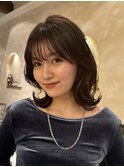 #ミディアムパーマ・ニュアンスパーマ・ゆるふわパーマ・銀座