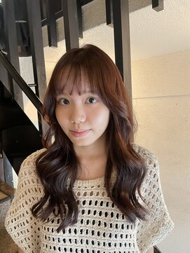 ピエスデシュブー(piece des cheveux) 韓国風レイヤースタイル　リバース巻きウェーブ