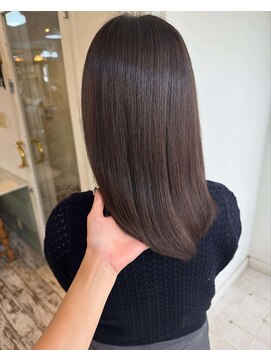 オーガスト ヘア ネイル(AUGUST hair nail) gray×brown