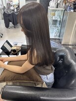 ザ アクネ 岡崎竜美丘店(THE ACNE)&nbsp;♪オリーブベージュ_ブリーチ無し_艶カラー