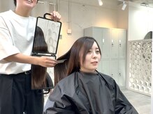 【退店】感動の仕上がりを胸に。笑顔でお見送りいたします♪