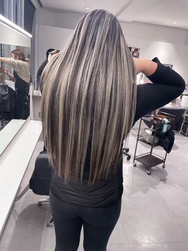 キング 梅田店(K!ng) 韓国オルチャンレイヤーカット透明感カラー顔まわり前髪カット