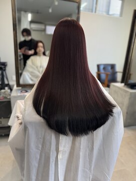 シエル 羽生店(Ciel) 赤と黒のエンドカラー