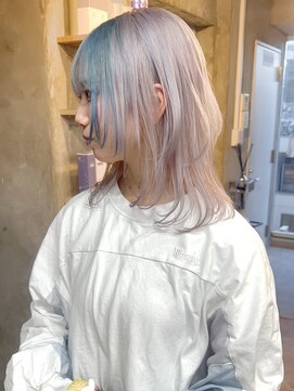 フォート(FORT) ケアブリーチ　ダブルカラー　デザインカラー　ウルフ