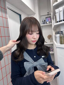 ペレ 渋谷(PELE) イメチェン/ピンクベージュ/アンブレラカラー/前髪/渋谷