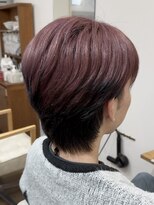 アンド ナップ(nap) メンズ ダブルカラー カシス×ブラック