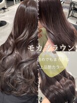 エヌアイ オモテサンドウ(ni omotesando)&nbsp;大人可愛い◇暗め透明感ショコラグレージュ顔周りレイヤーカット