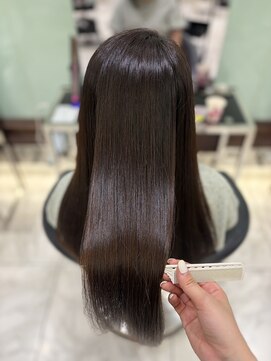 パーマ落としラボ アピッシュ 銀座(apish) パーマ落としストレートパーマ髪質改善艶髪美髪