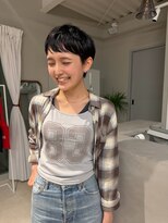 ホヌン 茅ヶ崎(Honnun)&nbsp;マッシュショート×ニュアンスパーマ/茅ヶ崎