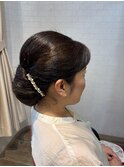 ヘアセット &nbsp;シニヨン