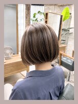 エルコット(elcot)&nbsp;◆明るめカラーで白髪ぼかし/似合わせ大人ボブ/40代50代60代◆