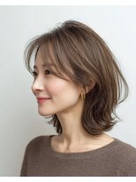 ハーツ 青山表参道店(Heart's) 白髪ぼかし脱白髪染め似合わせレイヤーカット40代50代60代