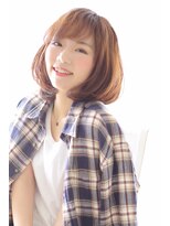 ヘアリゾート ブーケ(hair+resort bouquet)&nbsp;ラフ×小顔ミディアムボブ