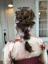 ヘア デザイン 虹いろのはさみ&nbsp;ふんわり編みおろし