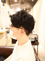 アンプリュス リアン(1+ Unplus lien)&nbsp;クセを活かしたメンズツーブロックショート/亀戸