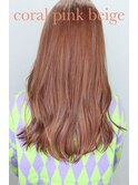 コーラルピンクベージュ　【LEEN】