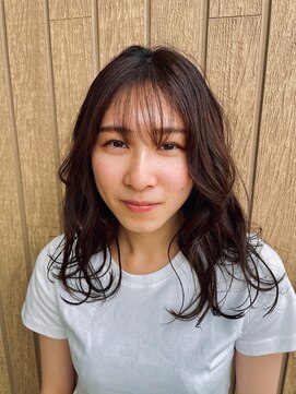 パザパ 寒河江店(pa.za.pa.) シースルーバング/無造作/レイヤー/巻き髪/30代40代50代