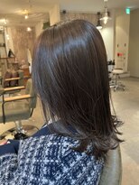 エクボ(ekubo.) 髪質改善/レイヤーカット/ラベンダーグレージュ/ミディアム/銀座