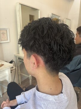 アロハ(ALoha) 短め×パーマ