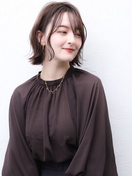 マホラ 万代店(mafola) 『MAFOLA万代』大人キレイ★外ハネワンサイドミディ