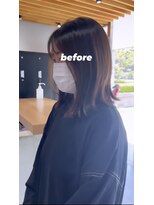 サロンドミルク 新百合ヶ丘店(salon de MiLK)&nbsp;お客様before→ after モードデザインbob