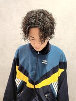 ヘアガーデン オフ(hair garden off)&nbsp;センターパート×波巻きスパイラルパーマ